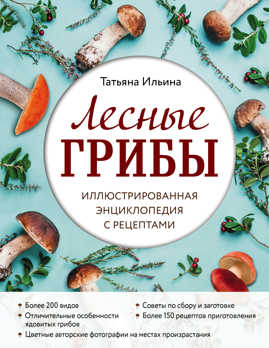  книга Лесные грибы. Иллюстрированная энциклопедия с рецептами