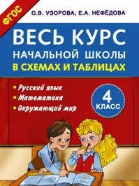  книга Весь курс начальной школы в схемах и таблицах 4 класс