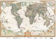  книга Карта мира под старину (NG) А1