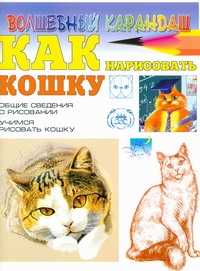  книга Как нарисовать кошку