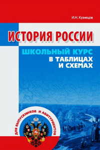  книга История России. Школьный курс в таблицах и схемах