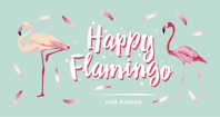  книга Мой планер. Фламинго. Happy Flamingo (мини на навивке)